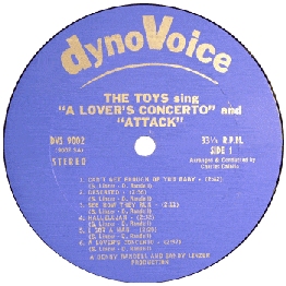 The Toys' Dynovoice record label  